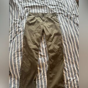 38Wx32L Prana Men's Olive Stretch Chinos
